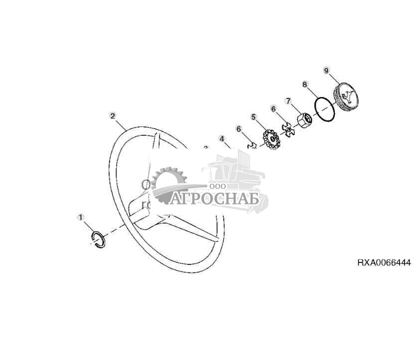Рулевое колесо 